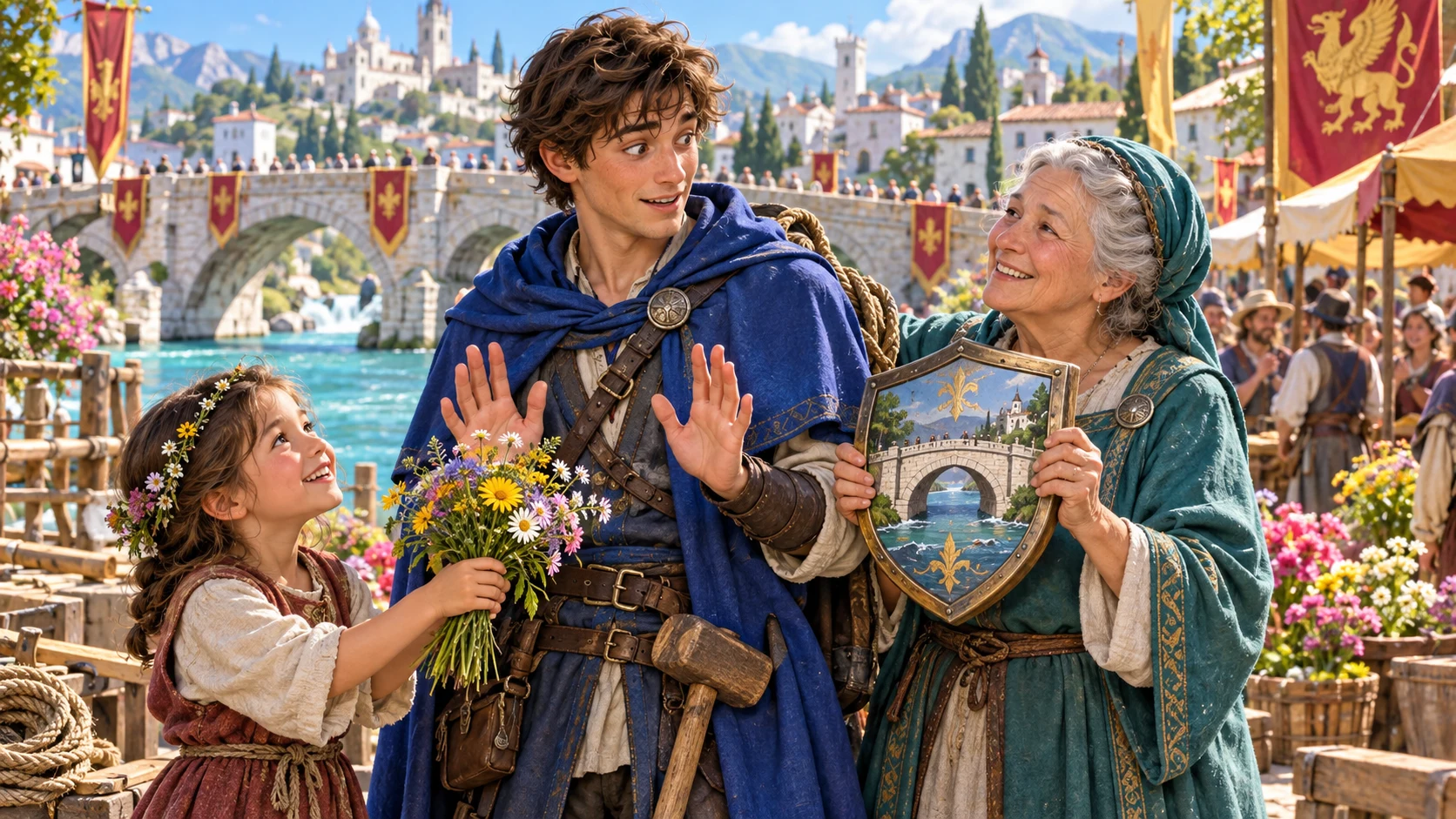 Illustration of a party receiving an unintended public reputation